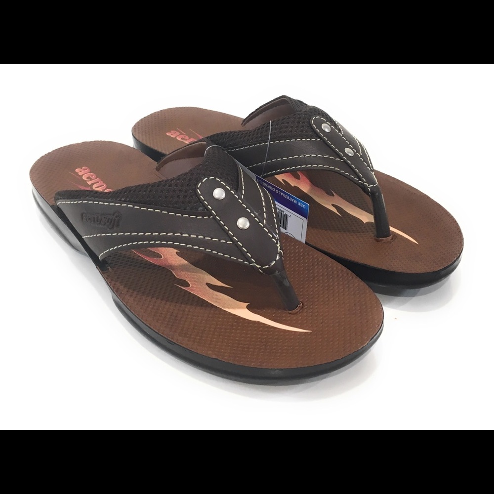 Aerosoft Soft Brown Red lightning sandals 8506
